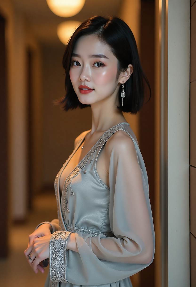 导演在片场与摄影师沟通
